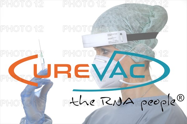 Symbol image Corona vaccine of the company CUREVAC