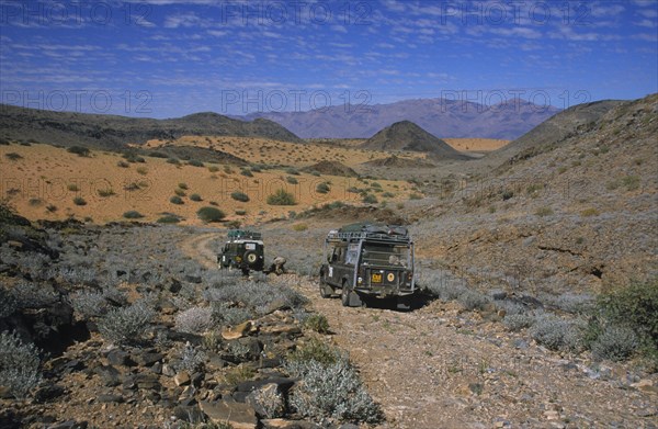 La montagne Brandberg. Namibie