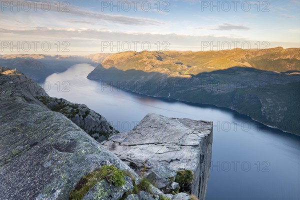 Rock Pulpit Preikestolen on the Lysefjord