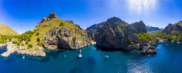 Aerial view Sa Calobra