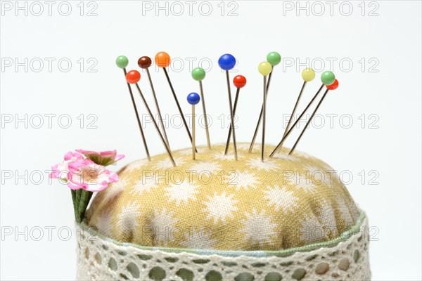 Pins in pincushions