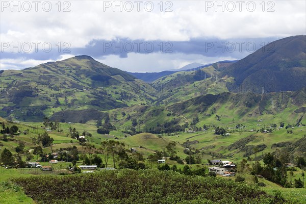 Agriculturally used hill country