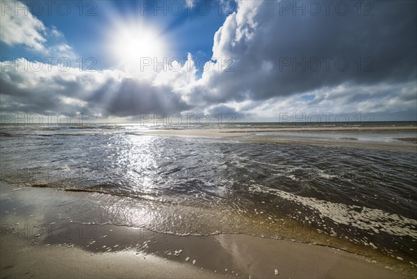 Sunny afternoon at the North Sea