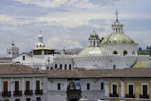 Domes of the Jesuit Church Iglesia de la Compania de Jesus