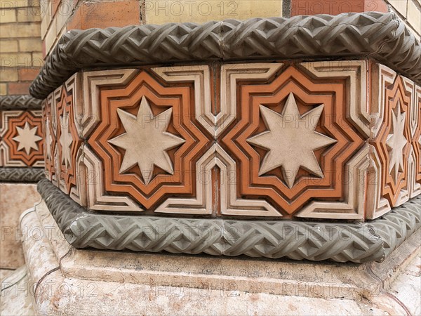 Stars of David in a wall