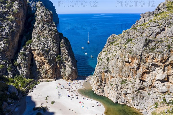 Aerial view Sa Calobra