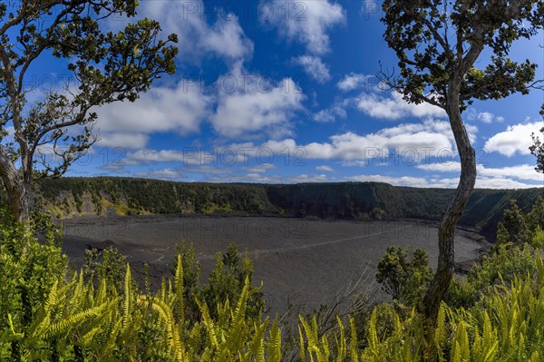 Crater of Kilauea Volcano