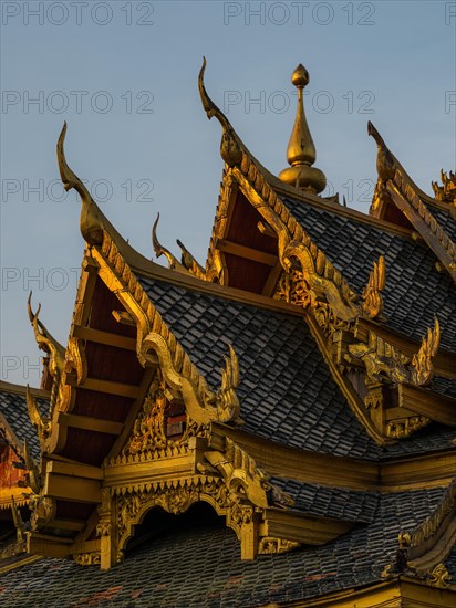 Hexagonal golden temple