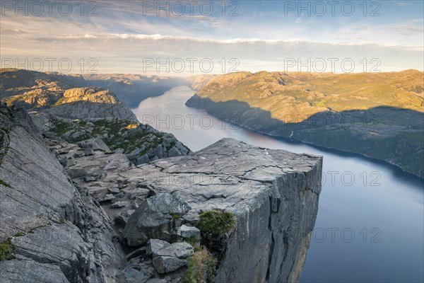 Rock Pulpit Preikestolen on the Lysefjord