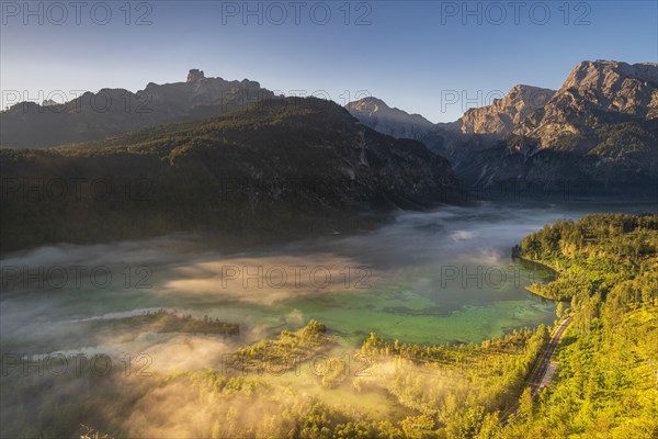 Almsee im Nebel