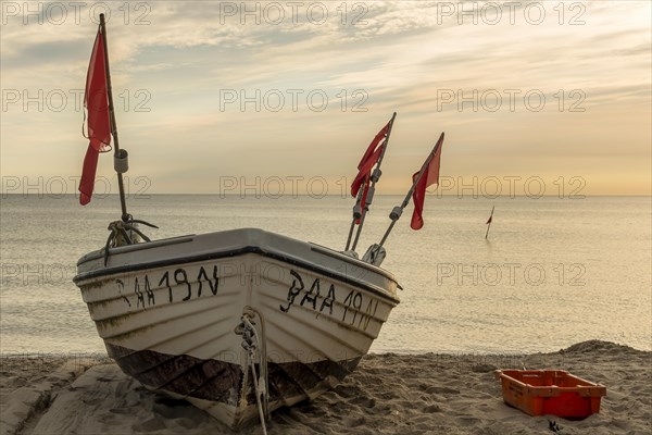 Fishing boat on the island of Ruegen