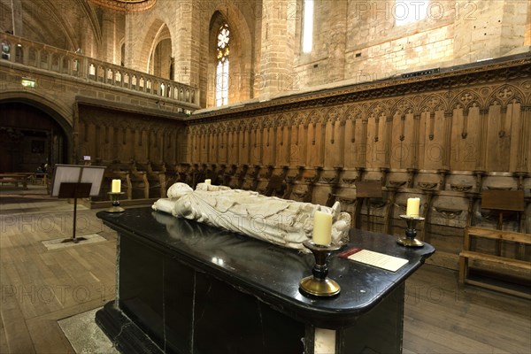 Tomb of Pope Clement VI in the abbey of La Chaise Dieu