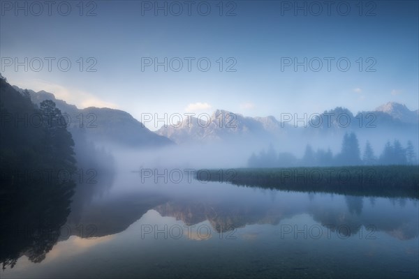 Almsee im Nebel