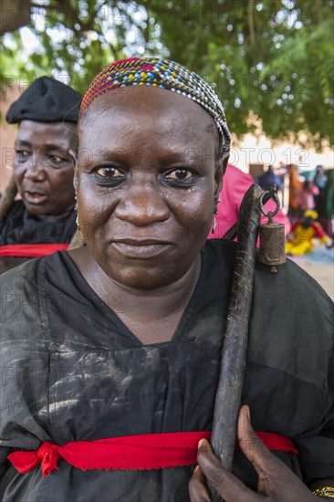 Woman at a Voodoo ceremony in Dogondoutchi