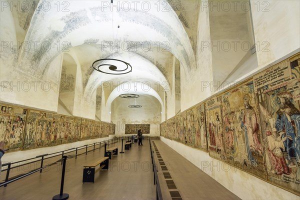 Flemish tapestries in Saint Robert abbey