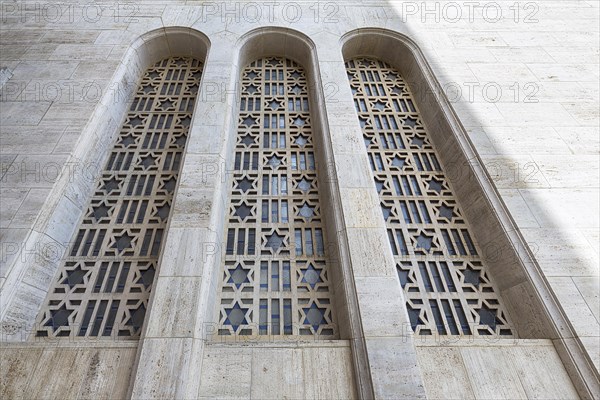 Windows with Stars of David