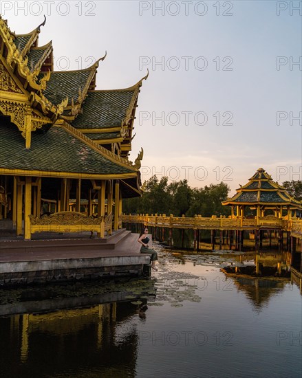 Hexagonal golden temple