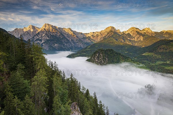 Almsee im Nebel