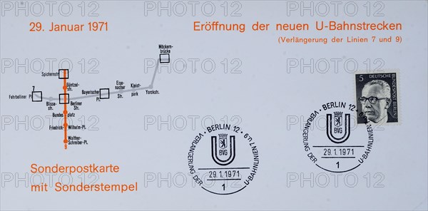 First day cover of the German Federal Post Office