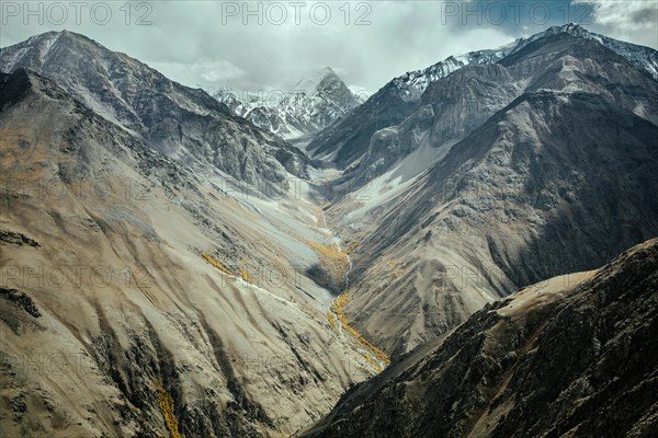 View to the east along the Wakhan Corridor on the descent from Daliz Pass