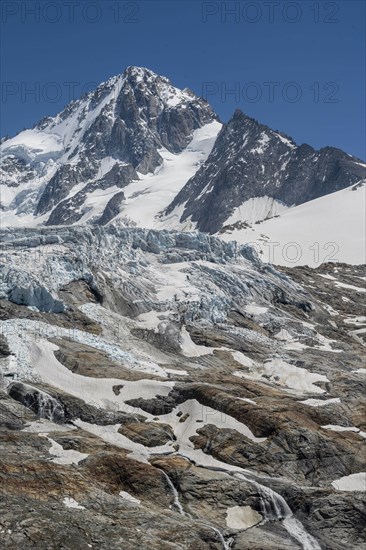 Glacier tongue of Glacier du Tour