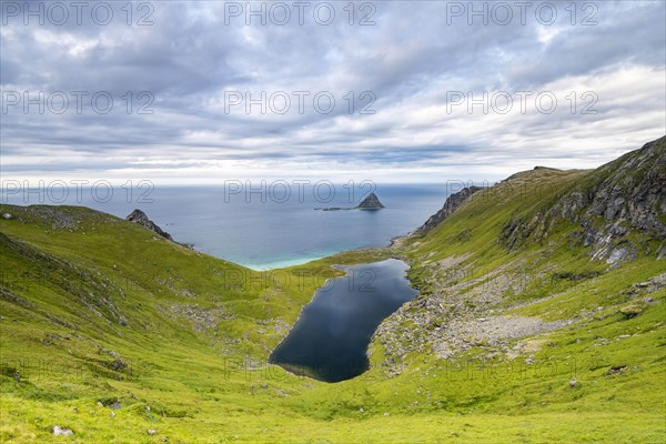 Lake Otervikvatnet near Bleik