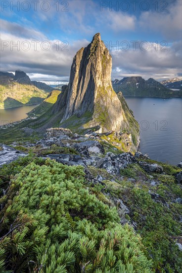 Steep mountain Segla