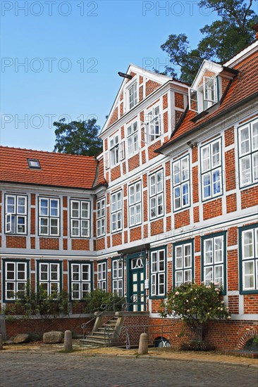 Historic half-timbered house built in 1811