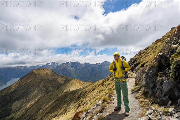 Hiker on Kepler Track