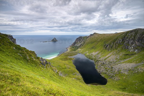 Lake Otervikvatnet near Bleik