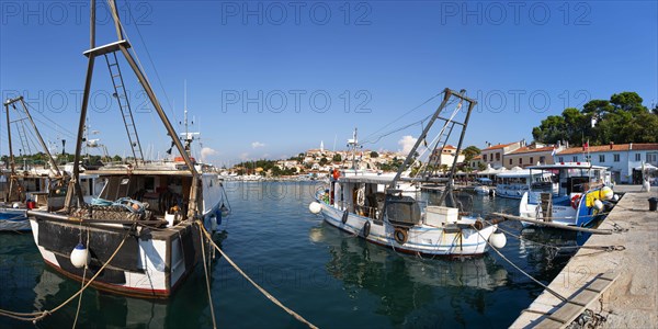 Fishing boats in the port of Vrsar