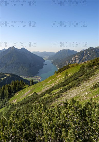 View from the hiking trail to Baerenkopf