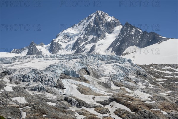 Glacier tongue of Glacier du Tour