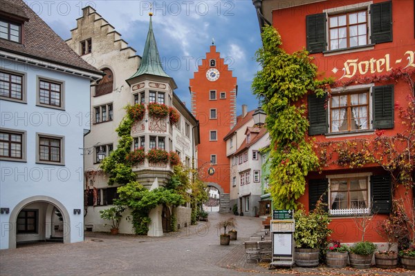 Marketplace with Obertor in the old town