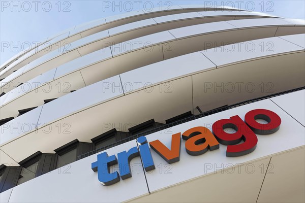 Trivago lettering at the company headquarters
