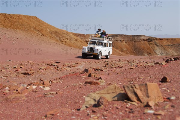 Jeep safari near Kuidas, Namibia