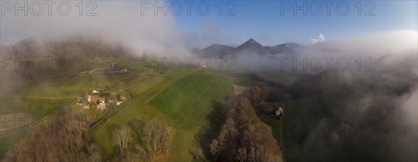 Aerial view Wisner Flue