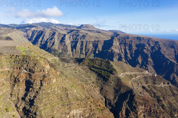 Mountain road in Valle Gran Rey