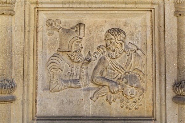 Relief at the Roland Fountain