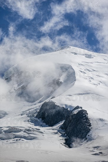 High alpine mountain landscape