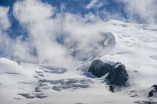 High alpine mountain landscape