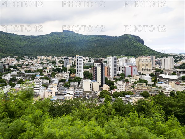 City view from the old town Port Louis