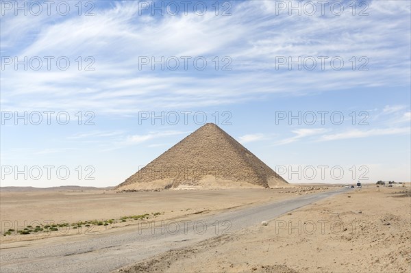 The red pyramid at Dahshur