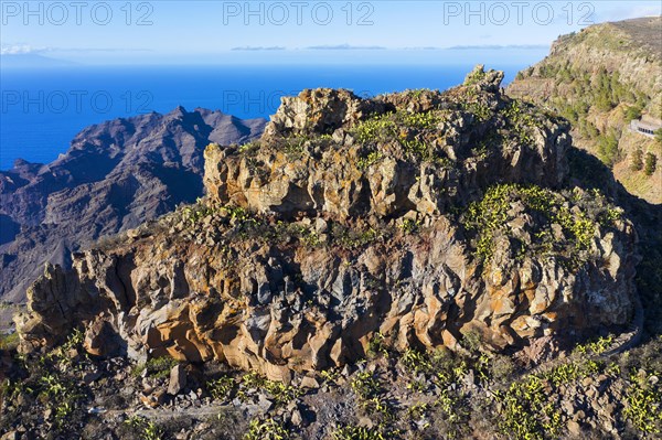 Volcanic rock formation near Arure