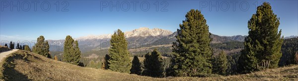 Panorama on Catinaccio and Latemar