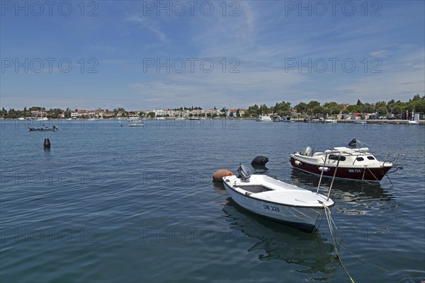 Two boats in port