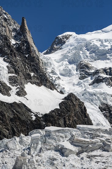 High alpine mountain landscape