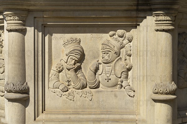 Relief at the Roland Fountain