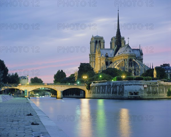 Notre Dame and the River Seine