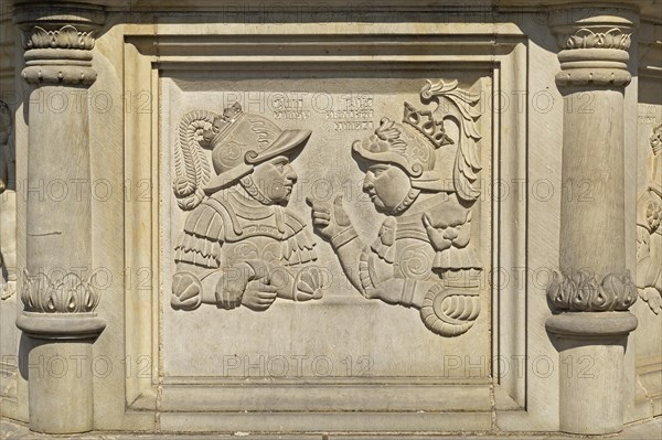 Relief at the Roland Fountain